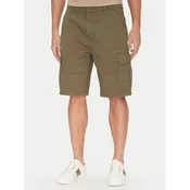Guess Jeans Kratke hlače iz tkanine M5GD45 WGCV1 Khaki Regular Fit