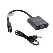 Lanberg Lanberg AD-0017-BK Adapter VGA na HDMI, 0.2m, Crna