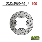 NG Zadnji jekleni zavorni disk Kawasaki ZX 6R 98-07, ZX10R, ER6F, KLE 650