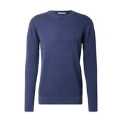KnowledgeCotton Apparel Pulover VAGN temno modra