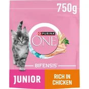 Purina ONE Bifensis Junior piščanec 750 g