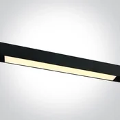 LED TIRNA LUČ/25W/3000K/2000lm/120°/48V 60cm ČRNA MAXI DM42100B/B/W