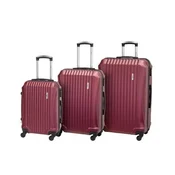 Enova SEVILLA Set kofera, 3 komada, Bordo