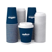 Papirnati lonček za kavo Lavazza s pokrovom 360 ml, pakiranje 50 kosov