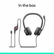 Logitech Slušalice sa mikrofonom H390 981-001576, USB C, Crne