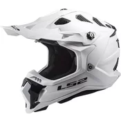 Kaciga za motocross LS2 MX700 Subverter Single Mono 06 bijela sjajna