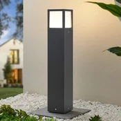 Lucande Lucidna LED luč Dewari, 65 cm, temno siva, IP54 - Sodobni - Aluminij