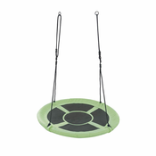 nabbi Otroška gugalnica Nest 95 cm - črno/zelena