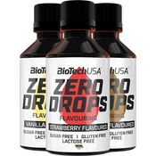 BioTech USA Zero Drops 50 ml, jagoda