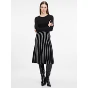 Black womens knee-length dress ORSAY - Womens