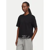 KARL LAGERFELD Majica B3W17065 Črna Regular Fit