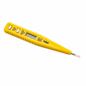 slomart Deli tools tester napetosti edl8003, elektronski, 12-250 V (rumena barva)