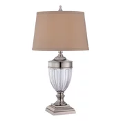 Quoizel QZ-DENNISON-PN - Stona lampa DENNISON 1xE27/60W/230V sjajni hrom