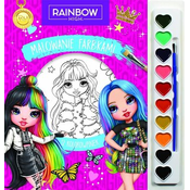 Malowanie farbkami. Rainbow High