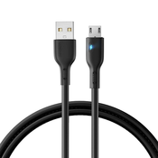 Joyroom USB kabel - micro USB 2.4A - 1.2m - črn KP28107