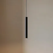 Lindby LED-visoka svetilka Lumaro, črna, 27 cm, 48 V, z možnostjo zatemnitve - Dnevna soba/jedilnica - Sodobni - Aluminij