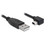 DELOCK USB mini USB transformator crna 5m 82684