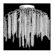 Plafonski luster 6xE14/60W/230V + 3xLED/3W, precnik 54 cm, sjajni hrom