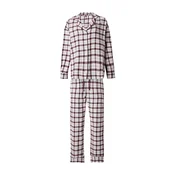 Hunkemöller Pižama modra / bordo / črna / bela