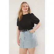 Trendyol Curve Ženska bluza TBBSS25AF00049, Crna