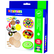 PlayBox: Set za izdelavo lesenih vrtavk