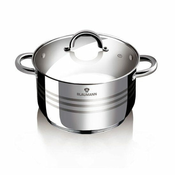 BLAUMANN Lonec iz nerjavečega jekla s pokrovom 22 cm Gourmet Line BL-1009