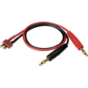 Reely Reely polnilni kabel [2x banana moški konektor 4 mm - 1x T-vtič] 30.00 cm 1.3 mm2 RE-6799041, (20638376)