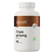 OstroVit Trojni Ginseng VEGE, 90 kapsul