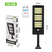 Solarna LED lampa sa daljinskim upravljacem, cetvrtasta