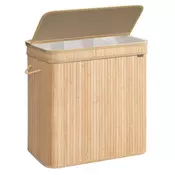 Songmics Košara za perilo 415x625x61 cm bež