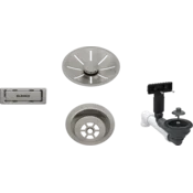 Blanco dodatki SATIN PLATINUM InFino set 1x3,5 (skodelica, InFino okrasna rozeta, C-preliv prelivni set), brez dodatne komp.