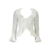Desigual bela čipkasta bluza