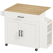 Homestar Kuhinjski otok 120x68x85 cm Bela