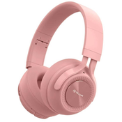 Bežične slušalice s mikrofonom Tellur - Feel, ružičaste