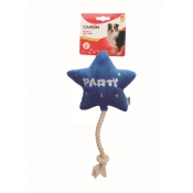 CAMON Igracka za pse Zvijezda Party, s konopom, zvucna, 30cm