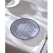 Madame Coco Tanjir za desert Reve Bleu, 19 cm, Plavo-beli