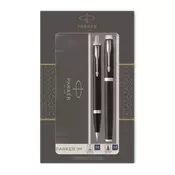 Parker poklon SET IM Black CT – Hemijska olovka + Nalivpero