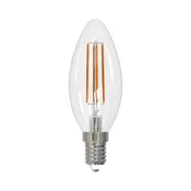 Arcchio LED-žarnica, E14, C35, 2,2 W, svečka, 4.000 K - transparenten - Steklo