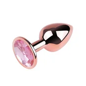 Diamond Rose Gold Butt Plug Medium