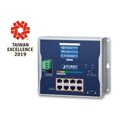 PLANET WGS-5225-8P2SV network switch Managed L2+/L4 Gigabit Ethernet (10/100/1000) Power over Ethernet (PoE) Black