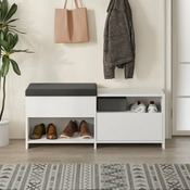 HANAH HOME Cipelarnik Filux Bench White