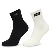 Karl Lagerfeld Nogavice  črna / naravno bela