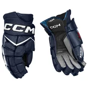 Hokejske rokavice CCM JetSpeed FT8 Pro Navy/White Junior 12 palcev