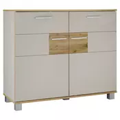KOMODA 101/87/40 cm boja hrasta, šampanjac