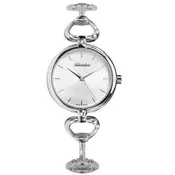 Ženski adriatica essence beli srebrni elegantni rucni sat sa srebrnim metalnim kaišem ( a3463.5113q )