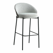 Svetlo sivi barski stoli v kompletu 2 ks 98 cm Canelas – House Nordic