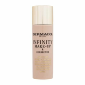 Dermacol Infinity puder s visokim prekrivanjem SPF 15 nijansa 04 Bronze 20 g