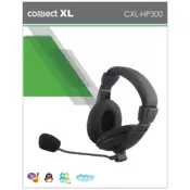 Connect XL Slušalice+mikrofon, set, konekcija Jack 3.5mm,kožni jastucic - CXL-HP300