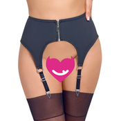 Cottelli Elegant Matte Look Suspender Belt 2340569 Black XL