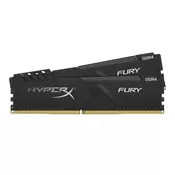 HyperX FURY Black (HX432C16FB4K2/32) memorija DIMM DDR4 32GB (2x16GB) 3200MHz